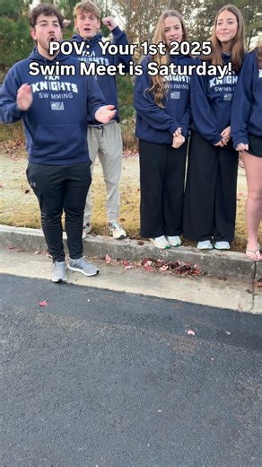 🏊‍♂️ Swim Meet Saturday November 15th 📍 Cherokee Aquatic Center 🕡 Meet starts at 6:30 PM (Swimmer warm-up at 5:30) 🎟️ Admission is free. Come cheer on our Knights! @tka_swim | The King's Academy Knights