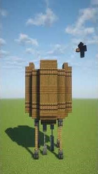 Minecraft Water Towers That Look Amazing! #minecraft #epicbuilds #shorts