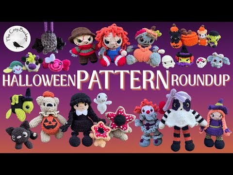 Crochet Pattern Roundup Halloween Amigurumi Reviewing Spooky, Horror, Ghosts, Witches & Cute Too