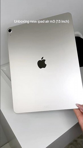 iPad Air M3 13” Starlight Color Unbox | Big Screen Experience