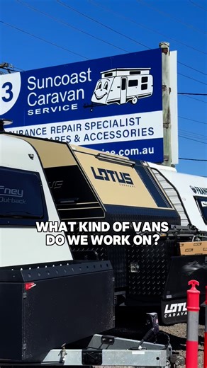 2.4K views · 25 reactions | What kind of vans do we work on? All sizes, makes & models! Just today we counted over 24 different models & brands in our yard ️ | Suncoast Caravan Service | Facebook
