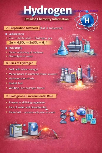 Hydrogen in Chemistry – Preparation, Uses & Importance | Quick Science Facts#chemistry#neet#reaction