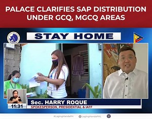 493K views · 6.2K reactions | PANOORIN: Nilinaw ni Presidential Spokesperson Harry Roque na wala nang tulong pinansyal sa mga lugar na nasa ilalim ng general community quarantine (GCQ) at modified GCQ simula June 1, 2020. Gayunpaman, ang mga residente sa mga lugar na maaaring isailalim sa enhanced community quarantine ay makatatanggap pa rin ng emergency subsidy mula sa gobyerno. #LagingHandaPH #COVID19PH #workingPCOO #WeHealAsOne | Presidential Communications Office | Facebook