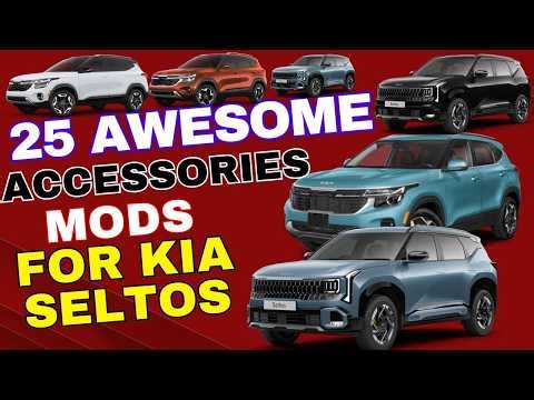 Top 25 Kia Seltos 2025 Accessories Floor Mats, Roof Racks, and Tech Upgrades Interior and Exterior