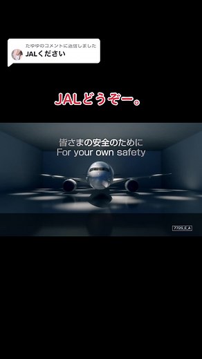 JAL機内安全ビデオでの重要な注意事項