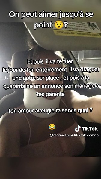 la chanson là me laisse sans mot ..on peut aimer jusqu'à se point ? 😂😂