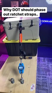 Ratchets lose 99% of tension under a typical load shift. #torkstrap #tooltest #newtools #toolfail #truckinglife | TorkStrap