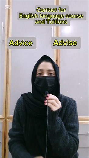 "Advice" vs "Advise" # shorts #viralshorts #englishexpressions #dailyenglish