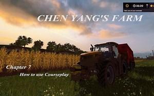 【晨阳农场】第七章 模拟农场17Courseplay联合收割 全网最详细CP教学