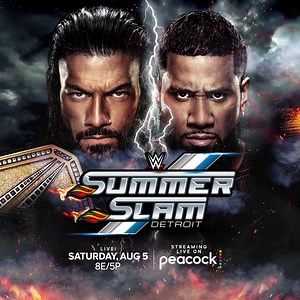 Roman Reigns, Cody Rhodes, Bianca Belair, and more pull up in Detroit for SummerSlam, LIVE Aug 5 at 8E/5P on Peacock. | Peacock TV