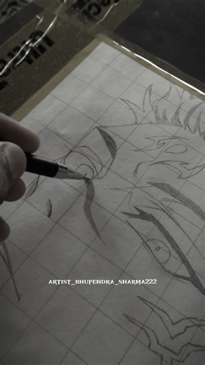 jujutsu kaisen |outline|💥💀 #viral #artist #jujutsukaisen #drawing