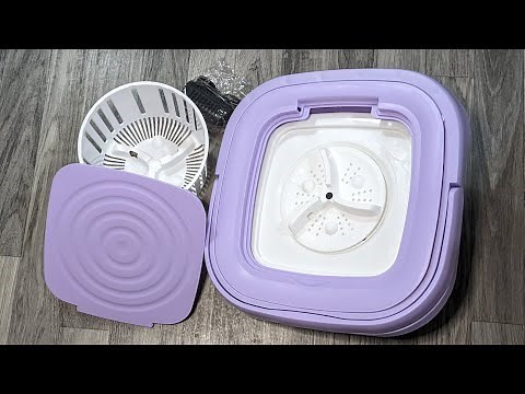 Temu Mini Washing Machine Instructional Video