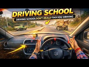 Don't Go to Driving School! Driving Training full Training No one Teaches Car Like this!!