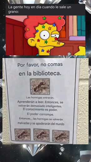 no comas en la biblioteca 😅