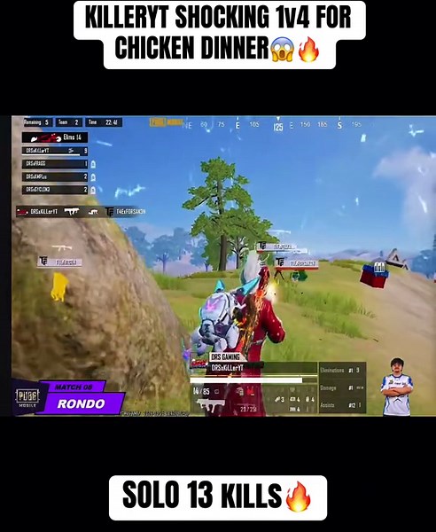 KILLERYT's Epic 1v4 Clutch for Chicken Dinner