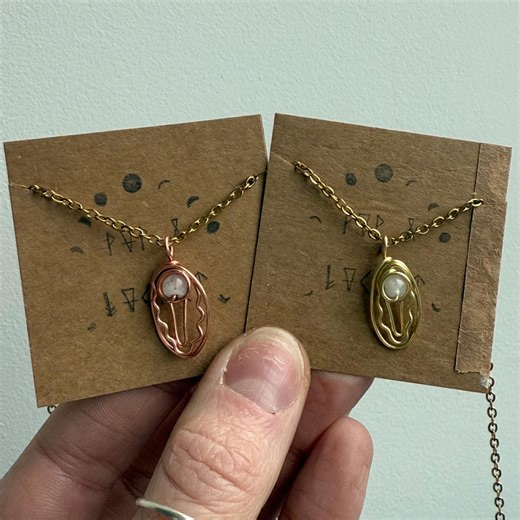 Vulva Charm Necklace, Moonstone Clitoris, Yoni Jewelry - Etsy Australia