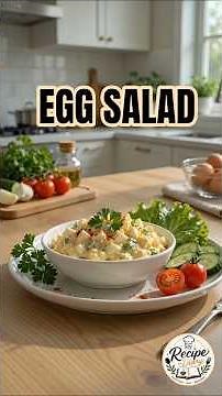Creamy Egg Salad Recipe | Easy Healthy Egg Salad in Just 30 Seconds | My Recipe Diary #easybreakfast