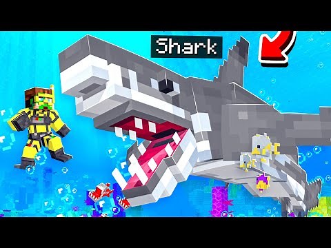 I Survived Stranded with SHARKS in Minecraft...