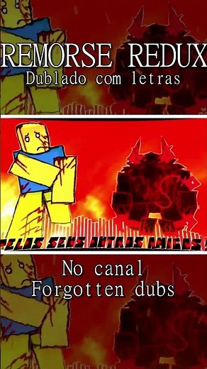 || REMORSE REDUX com letras DUBLADO || ( Noob + Guest666 LMS ) ( Forsaken UST )