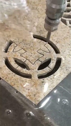 Powerful Water Jet Cutting Stone | Amazing Machine Work
