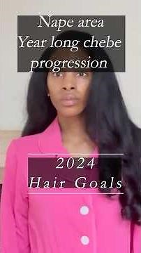 Amazing hair growth. Nape area year long Chebe journey progression. #naturalhaircare #naturalhair