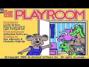 Playroom gameplay (PC Game, 1989)