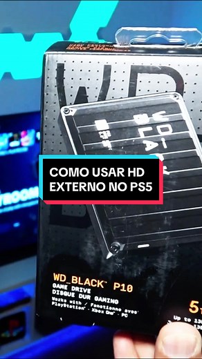 Como usar um HD externo no PS5?