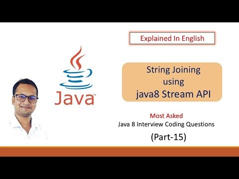 String joining using #java8 #streamapi #javatutorial #javainterviewquestions #javaprogramming #java