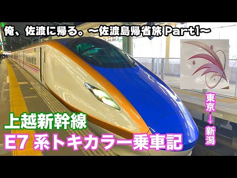 上越新幹線E7系／とき315号 朱鷺色のグリーン車に初乗車【2019 07 帰省Part1】