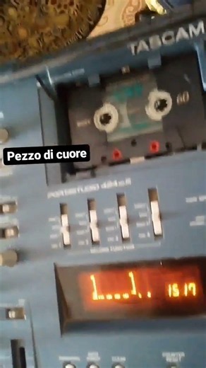 Tascam portastudio cassette tape #audiorecording #rec #taping #cassette