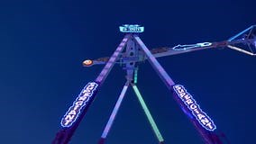 Low Angle View of Pendulum Amusement Ride. Stock Footage - Video of enjoyment, fear: 251739162