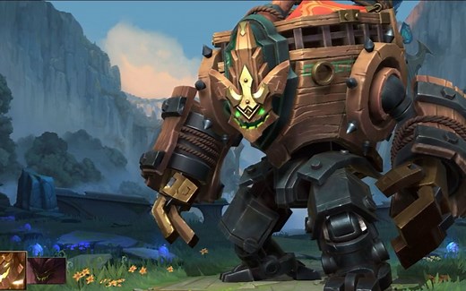 LOL英雄联盟手游 无畏号 墨菲特 石头人皮肤视频 Ironside Malphite Skin Spotlight - WILD RIFT