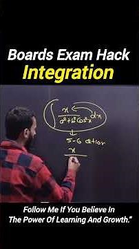 Integration Class 12 Maths | Most Important Topics for Board Exams | Quick Revision | CBSE 2026
