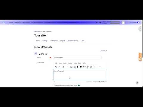 Customizing Menu Items in Moodle Cloud