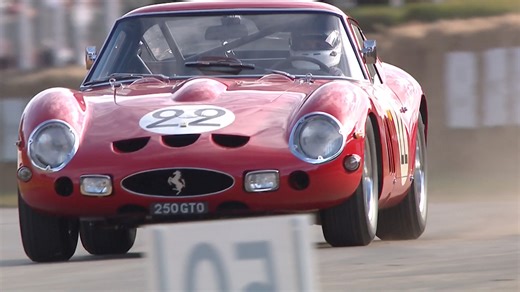 Settle the debate - Is the #Ferrari 250 GTO the prettiest Italian car of all time? It looks undeniably perfect on the #FOS Hill! #Ferrari250GTO | Goodwood Festival of Speed