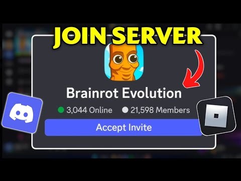 How To Join Roblox Brainrot Evolution Discord Server origin
