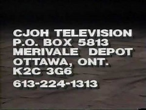 CJOH Start of Broadcast Day Christmas 1989