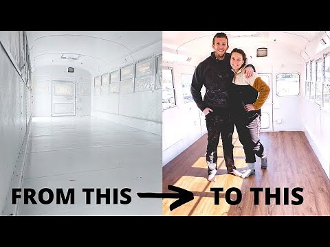 School Bus Floor Installation | Subfloor and Insulation | Bus Build 16