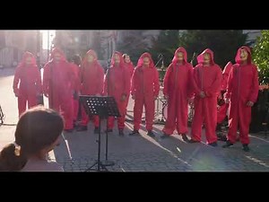STREET PERFORMANCE OF BELLA CHAO SONG || MONEY HEIST||shocked public when singer revailed .....