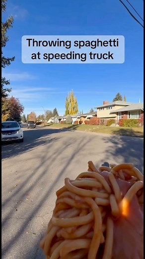 He's driving "pasta" the speed limit. #facebookreel #prank #entertainment #funnyclips #crazy #spaghetti | Splash.pranks