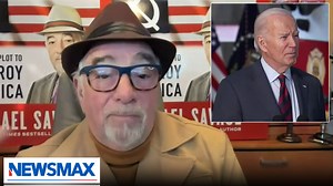 9.7K views · 633 reactions | "Biden is a living example of what corruption is because of his power madness." Michael Savage calls out the left's lack of decency under President Joe Biden. | NEWSMAX | Facebook