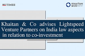 Khaitan & Co advises Lightspeed Venture Partners on India law aspects in relation to co-investment