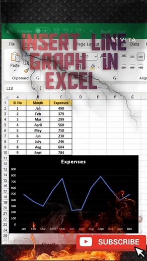 how to insert line graph in excel | easy method 💥💯