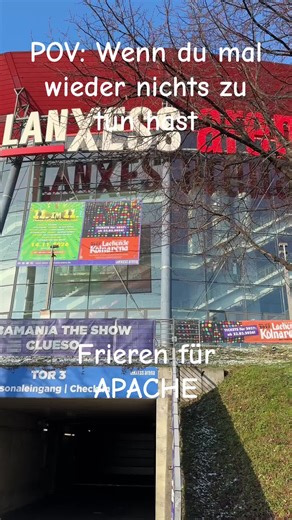 LanXess Arena: Frieren für APACHE bei -2 Grad