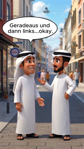 Straße nach dem Supermarkt #learning #deutschland