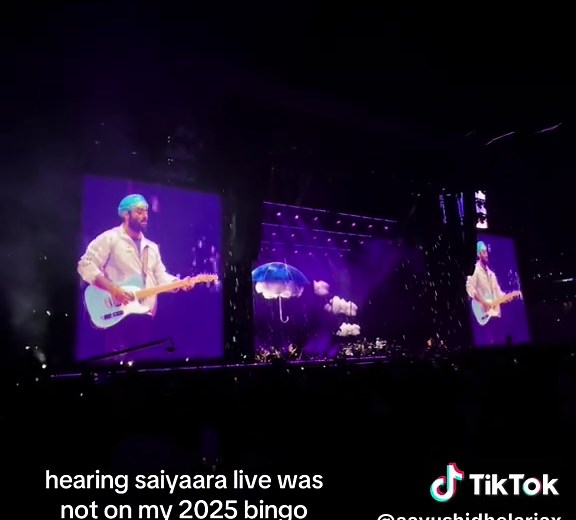Emocionante interpretación de Saiyaara en concierto