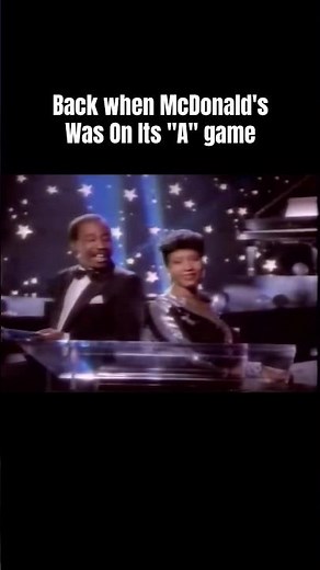 Aretha Franklin & Jerry Butler in a classic 1985 McDonald’s McDLT commercial