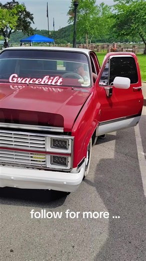 Square Body Chevy #chevy #skateboarding #trucksoftiktok #carsandcoffee #truckinglife