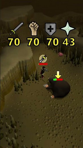 Loot from 100 Giant Moles in Under a Minute OSRS! #shorts