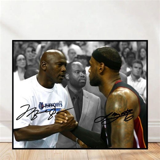 Michael Jordan Signed Autograph Poster – Chicago Bulls NBA Legend Wall Art (8x10 Print) - Etsy